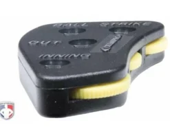 Champro Umpire Gear Champro Balls First 4-Dial Optic Yellow Plastic Umpire Indicator - 3/2/2 Count -UMPLIFE Shop A048P CHAMPRO BALLS FIRST 4 DIAL OPTIC YELLOW UMPIRE INDICATOR 3 2 2 COUNT FLAT ANGLED
