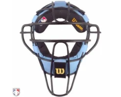 Wilson Umpire Gear Wilson MLB Umpire Mask Replacement Pads - Sky Blue And Black -UMPLIFE Shop A3009 AL BL BK Front 1