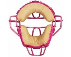 Wilson Umpire Gear Wilson MLB Pink Dyna-Lite Steel Umpire Mask With Pink And Tan -UMPLIFE Shop A3009 PK TN Inside