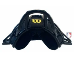 Wilson Umpire Gear Wilson Dyna-Lite Steel Umpire Mask With Memory Foam -UMPLIFE Shop A3009X MEM Wilson Dyna Lite Steel Umpire Mask with Memory Foam bottom flat
