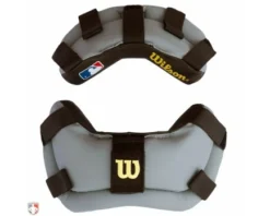 Wilson Umpire Gear Wilson MLB Wrap Around Umpire Mask Replacement Pads - Black And Grey