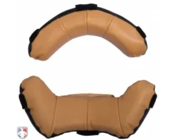 Wilson Umpire Gear Wilson MLB Two Tone Umpire Mask Replacement Pads - Black And Tan 7 Wilson Umpire Gear Wilson MLB Two Tone Umpire Mask Replacement Pads - Black And Tan -UMPLIFE Shop A3816 BK TN WILSON MLB TWO TONE UMPIRE MASK REPLACEMENT PADS BLACK AND TAN BACK 1