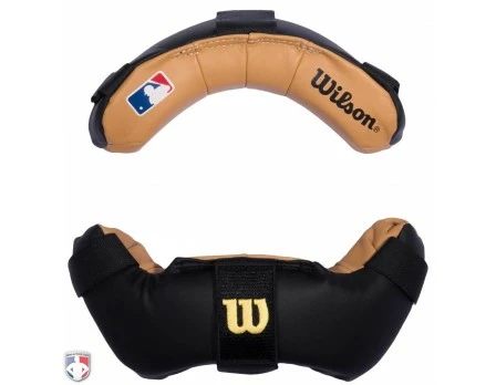 Wilson Umpire Gear Wilson MLB Two Tone Umpire Mask Replacement Pads - Black And Tan 1 Wilson Umpire Gear Wilson MLB Two Tone Umpire Mask Replacement Pads - Black And Tan