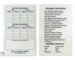 Smitty Umpire Reusable Baseball Umpire Game Card