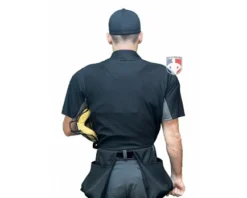 Wilson Umpire Gear Wilson MLB West Vest Pro Gold 2 Memory Foam Umpire Chest Protector -UMPLIFE Shop B7203 Wilson MLB West Vest Pro Gold 2 Memory Foam Umpire Chest Protector worn shirt back