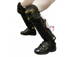 Wilson Umpire Gear Wilson MLB West Vest Pro Gold 2 Umpire Shin Guards With Memory Foam 6 Wilson Umpire Gear Wilson MLB West Vest Pro Gold 2 Umpire Shin Guards With Memory Foam -UMPLIFE Shop B7205 Wilson MLB West Vest Pro Gold 2 Umpire Shin Guards with Memory Foam worn side