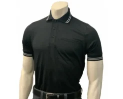 Smitty Umpire Smitty Short Sleeve Body Flex Umpire Shirt - Black