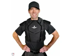 ALL-STAR Umpire Gear All-Star Internal Shell Umpire Chest Protector -UMPLIFE Shop CPU26 All Star Internal Shell Umpire Chest Protector Worn Front View