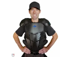 ALL-STAR Umpire Gear All-Star Cobalt Umpire Chest Protector 12 ALL-STAR Umpire Gear All-Star Cobalt Umpire Chest Protector -UMPLIFE Shop CPU5000 All Star Cobalt Umpire Chest Protector Worn Front View