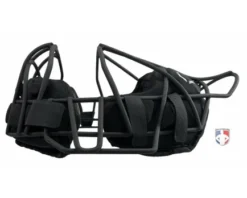 EvoShield MLB Black Pro-SRZ Windpact Catcher Mask -UMPLIFE Shop EVO MASK BK Evo Shield MLB Steel Mask with Windpact Flat Side