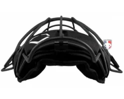 EvoShield MLB Black Pro-SRZ Windpact Catcher Mask -UMPLIFE Shop EVO MASK BK Evo Shield MLB Steel Mask with Windpact flat bottom