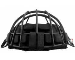 EvoShield MLB Black Pro-SRZ Windpact Catcher Mask -UMPLIFE Shop EVO MASK BK Evo Shield MLB Steel Mask with Windpact flat top