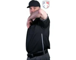 Smitty Umpire Smitty Vertical Stripe Umpire Shirt - Black -UMPLIFE Shop Eric BB310SSBlack Panel