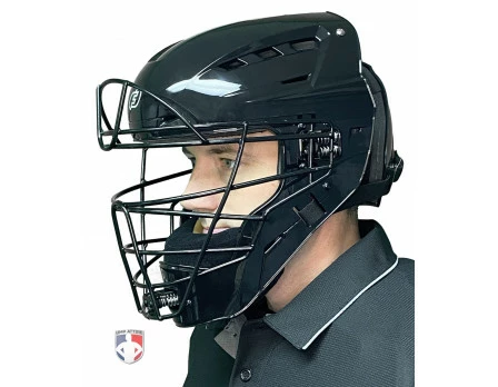 Force3 Umpire Gear Force3 Black Defender Hockey Style Umpire Helmet 5 Force3 Umpire Gear Force3 Black Defender Hockey Style Umpire Helmet - Image 5