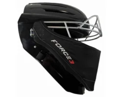 Force3 Umpire Gear Force3 Cloth Mask For Umpire Masks & Helmets -UMPLIFE Shop F3 PPE HSM Force3 PPE HSM Worn Side View