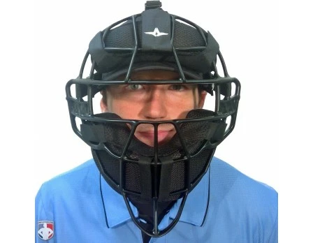 ALL-STAR Umpire Gear All-Star Black Magnesium Umpire Mask With Black LUC 5 ALL-STAR Umpire Gear All-Star Black Magnesium Umpire Mask With Black LUC - Image 5