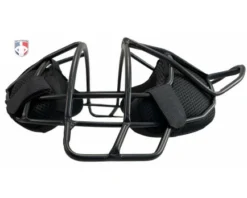ALL-STAR Umpire Gear All-Star Matte Black System 7 Steel Umpire Mask With UltraCool -UMPLIFE Shop FM4000 MBK All Star Matte Black System 7 Steel Umpire Mask with UltraCool side flat