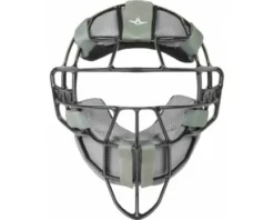 ALL-STAR Umpire Gear All-Star Black Magnesium Umpire Mask With Grey LUC