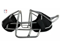 ALL-STAR Umpire Gear All-Star Silver System 7 Steel Umpire Mask With UltraCool -UMPLIFE Shop FM4000UMP All Star Silver System 7 Steel Umpire Mask with UltraCool side flat