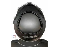 ALL-STAR Umpire Gear All-Star Delta Flex Umpire Mask Replacement Harness -UMPLIFE Shop FMHPRO SBK All Star Delta Flex Umpire Mask Replacement Harness birdseye with skull cap