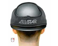 ALL-STAR Umpire Gear All-Star Delta Flex Umpire Mask Replacement Harness -UMPLIFE Shop FMHPRO SBK All Star Delta Flex Umpire Mask Replacement Harness reverse with skull cap 1