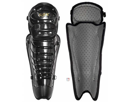 ALL-STAR Umpire Gear All-Star 17" Single Knee Umpire Shin Guards 1 ALL-STAR Umpire Gear All-Star 17" Single Knee Umpire Shin Guards