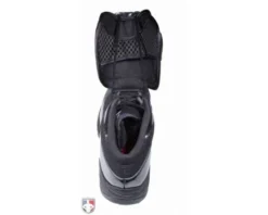 New Balance Referee And Umpire Shoes New Balance V3 Black & White Mid-Cut Umpire Plate Shoes -UMPLIFE Shop MU460XT3 New Balance V3 Black White Mid Cut Umpire Plate Shoes Top View with Plate Up