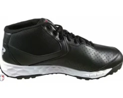 New Balance Referee And Umpire Shoes New Balance V3 Black & White Mid-Cut Umpire Base Shoes -UMPLIFE Shop MUM950T3 New Balance V3 Black White Mid Cut Umpire Base Shoes Inside Side View