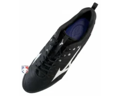 Mizuno Ambition 2 All-Surface Black & White Low-Cut Shoes -UMPLIFE Shop MZ AB2L Mizuno Ambition 2 All Surface Low Cut Umpire Referee Turf Shoe Top Down