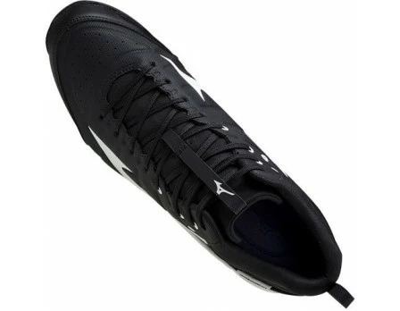 Mizuno Ambition 2 All-Surface Black & White Mid-Cut Shoes 3 Mizuno Ambition 2 All-Surface Black & White Mid-Cut Shoes - Image 3