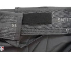 Smitty Umpire Smitty Performance Poly Spandex Charcoal Grey Umpire Base Pants With Expander Waistband -UMPLIFE Shop Poly Spandex Expander Waist Inside Stretched 2