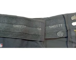 Smitty Umpire Smitty Performance Poly Spandex Charcoal Grey Umpire Base Pants With Expander Waistband -UMPLIFE Shop Poly Spandex Expander Waist Inside 2