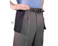 Smitty Umpire Smitty Heather Grey Umpire Plate Pants With Expander Waistband