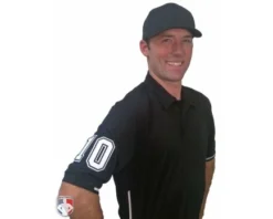 Smitty Umpire Smitty Vertical Stripe Umpire Shirt - Black -UMPLIFE Shop S310 BK with N4 SUB WBW 2