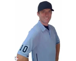 Smitty Umpire Smitty Vertical Stripe Umpire Shirt - Polo Blue -UMPLIFE Shop S310 PB with N3 SUB BPBW 1