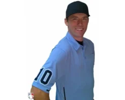 Smitty Umpire Smitty Vertical Stripe Umpire Shirt - Polo Blue -UMPLIFE Shop S310 PB with N4 SUB BPBW 2