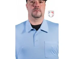 Smitty Umpire Smitty Vertical Stripe Umpire Shirt - Polo Blue -UMPLIFE Shop S310 PB Collar