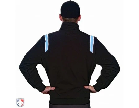 Smitty Umpire Smitty Major League Style Fleece Lined Umpire Jacket - Black And Polo Blue 2 Smitty Umpire Smitty Major League Style Fleece Lined Umpire Jacket - Black And Polo Blue - Image 2