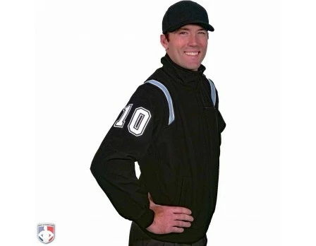 Smitty Umpire Smitty Major League Style Fleece Lined Umpire Jacket - Black And Polo Blue 4 Smitty Umpire Smitty Major League Style Fleece Lined Umpire Jacket - Black And Polo Blue - Image 4