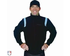 Smitty Umpire Smitty Major League Style Fleece Lined Umpire Jacket - Black And Polo Blue