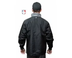 Smitty Umpire Smitty Major League Replica Convertible Umpire Jacket - Black With Charcoal Grey 15 Smitty Umpire Smitty Major League Replica Convertible Umpire Jacket - Black With Charcoal Grey -UMPLIFE Shop S340 Smitty Major League Replica Convertible Umpire Jacket Black with Charcoal Grey back