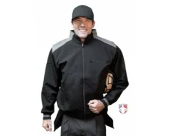 Smitty Umpire Smitty Major League Replica Thermal Umpire Jacket - Black With Charcoal Grey 13 Smitty Umpire Smitty Major League Replica Thermal Umpire Jacket - Black With Charcoal Grey -UMPLIFE Shop S341 Smitty Major League Replica Thermal Umpire Jacket Black with Charcoal Grey front plate