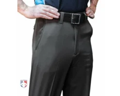 Smitty Umpire Smitty Performance Poly Spandex Charcoal Grey Flat Front Combo Umpire Pants