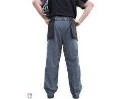 Smitty Umpire Smitty Performance Poly Spandex Charcoal Grey Plate Umpire Pants -UMPLIFE Shop S392 SMITTY PERFORMANCE POLY SPANDEX CHARCOAL GREY PLATE UMPIRE PANTS BACK