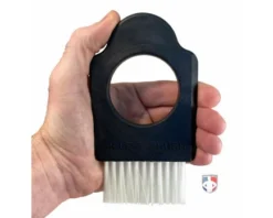 3-in-1 Softball Umpire Plate Brush Tool With Scraper -UMPLIFE Shop SB2000 3 in 1 Softball Umpire Plate Brush Tool with Scraper in hand