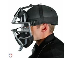 ALL-STAR Umpire Gear All-Star Cobalt Umpire Skull Cap -UMPLIFE Shop SC900UMP All Star Cobalt Umpire Skull Cap Side View with Mask