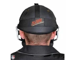 ALL-STAR Umpire Gear All-Star Cobalt Umpire Skull Cap -UMPLIFE Shop SC900UMP All Star Cobalt Umpire Skull Cap Worn Back View with Mask