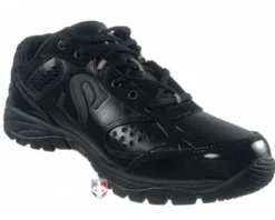 Smitty Umpire Smitty All-Black Umpire / Referee Field Shoes -UMPLIFE Shop SM FIELD Smitty Field Umpire Referee Shoes Front Angled Inside View 1