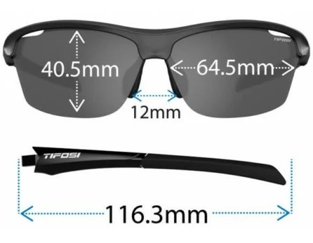 Tifosi Optics Tifosi Intense Sunglasses - Gloss Black / Smoke 3 Tifosi Optics Tifosi Intense Sunglasses - Gloss Black / Smoke - Image 3