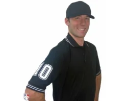 Smitty Umpire Smitty Pro Knit Umpire Shirt - Black -UMPLIFE Shop U126 BK with N4 SUB WBW